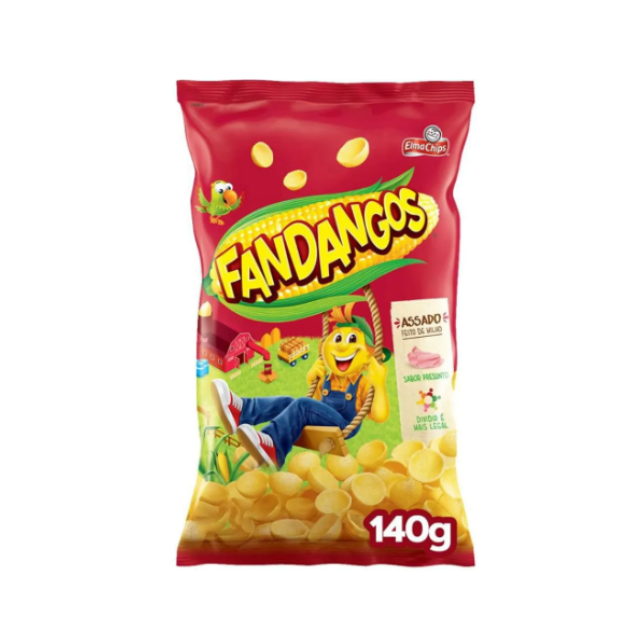 8 opakowań Elma Chips Fandangos Przekąski kukurydziane o smaku szynki - opakowanie 8 x 140 g (4,9 uncji)