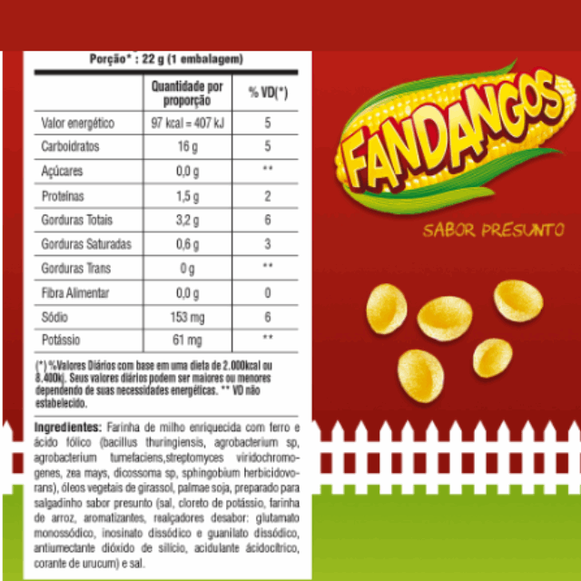 4 Packs Elma Chips Fandangos Ham-Flavored Corn Snacks - 4 x 230g (8.1 oz) Pack