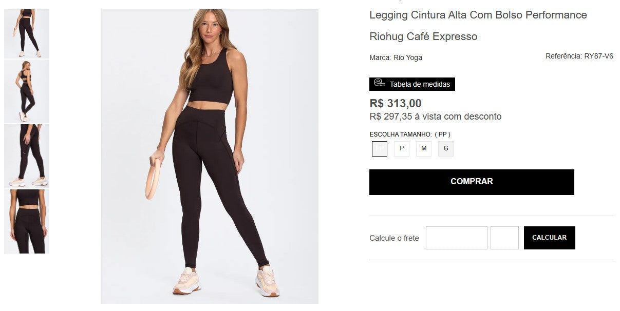 Personal shopper | Acquista dal Brasile - Abbigliamento yoga - 2 articoli (DDP)