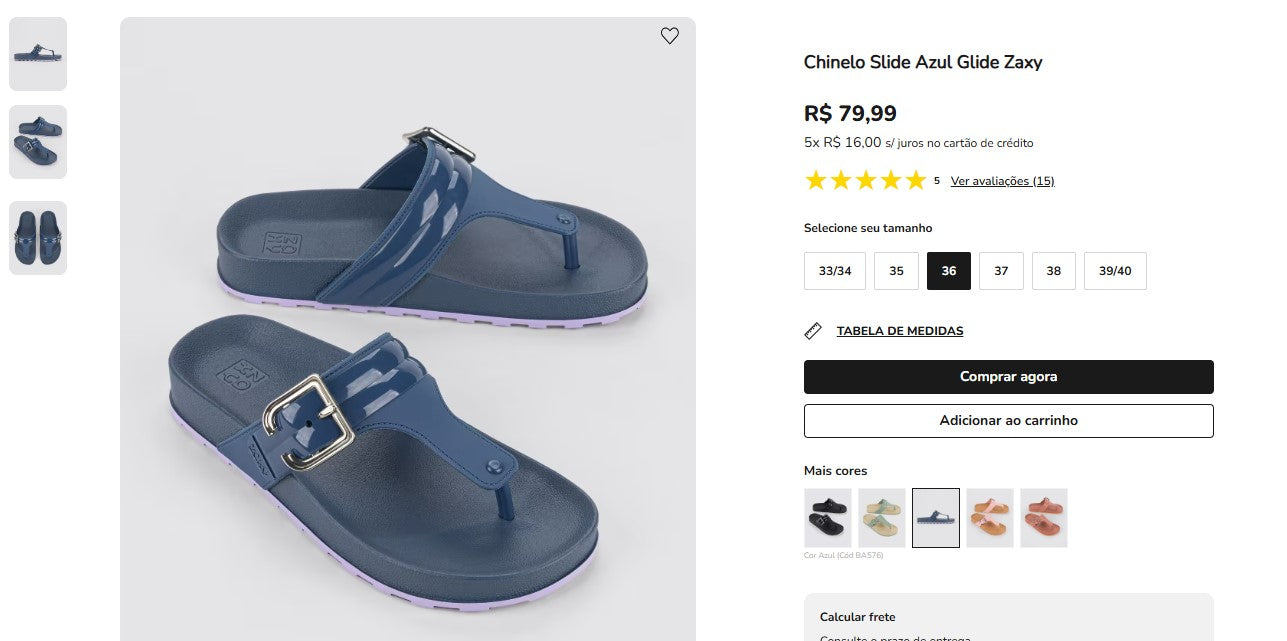 Personal Shopper | Buy from Brazil -Grendene sandals - 8 items -  DDP