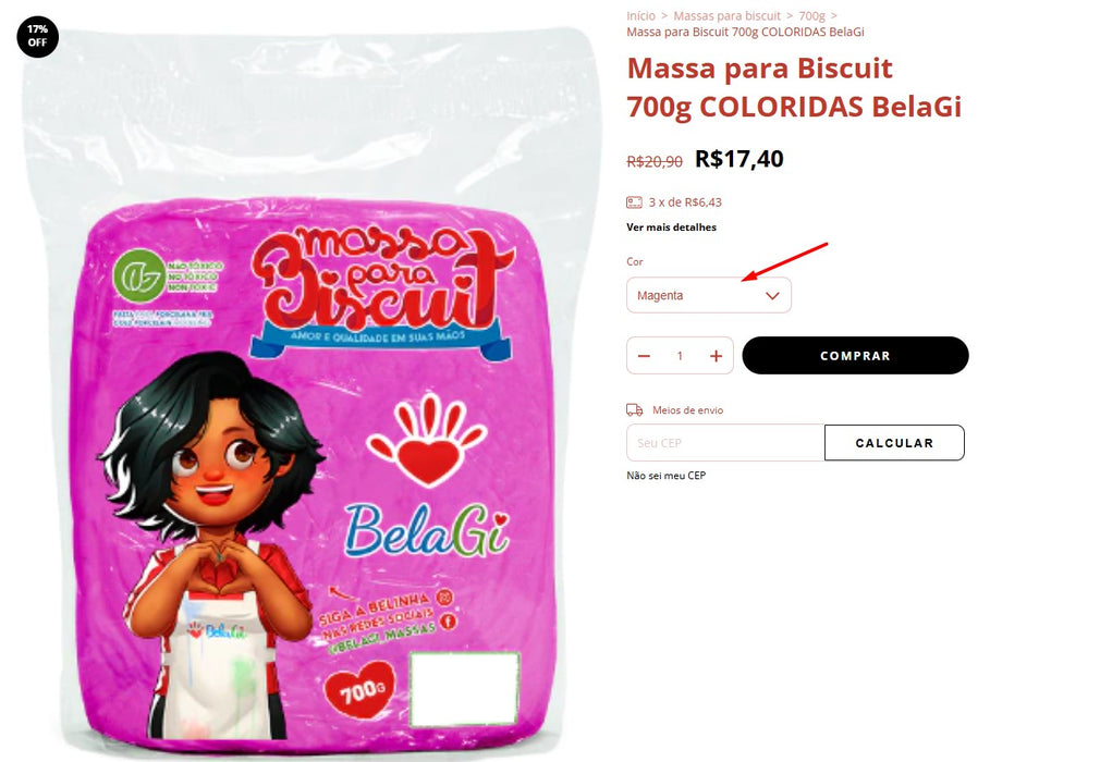 Personal Shopper | Compre do Brasil -Itens para biscoitos -12 unidades (DDP)