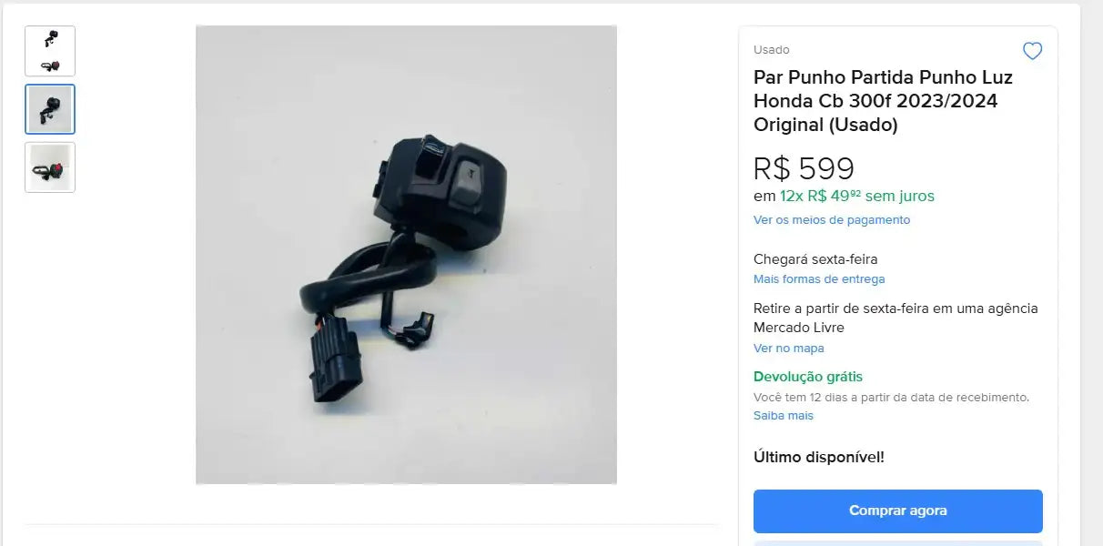 Personal Shopper | Kaufen aus Brasilien - Motorradteile - 7 Artikel (DDP)