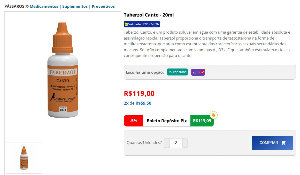 Personal Shopper | Buy from Brazil -  ALCON CLUB CURIÓ saco 5 Kg - 5 items (DDP)