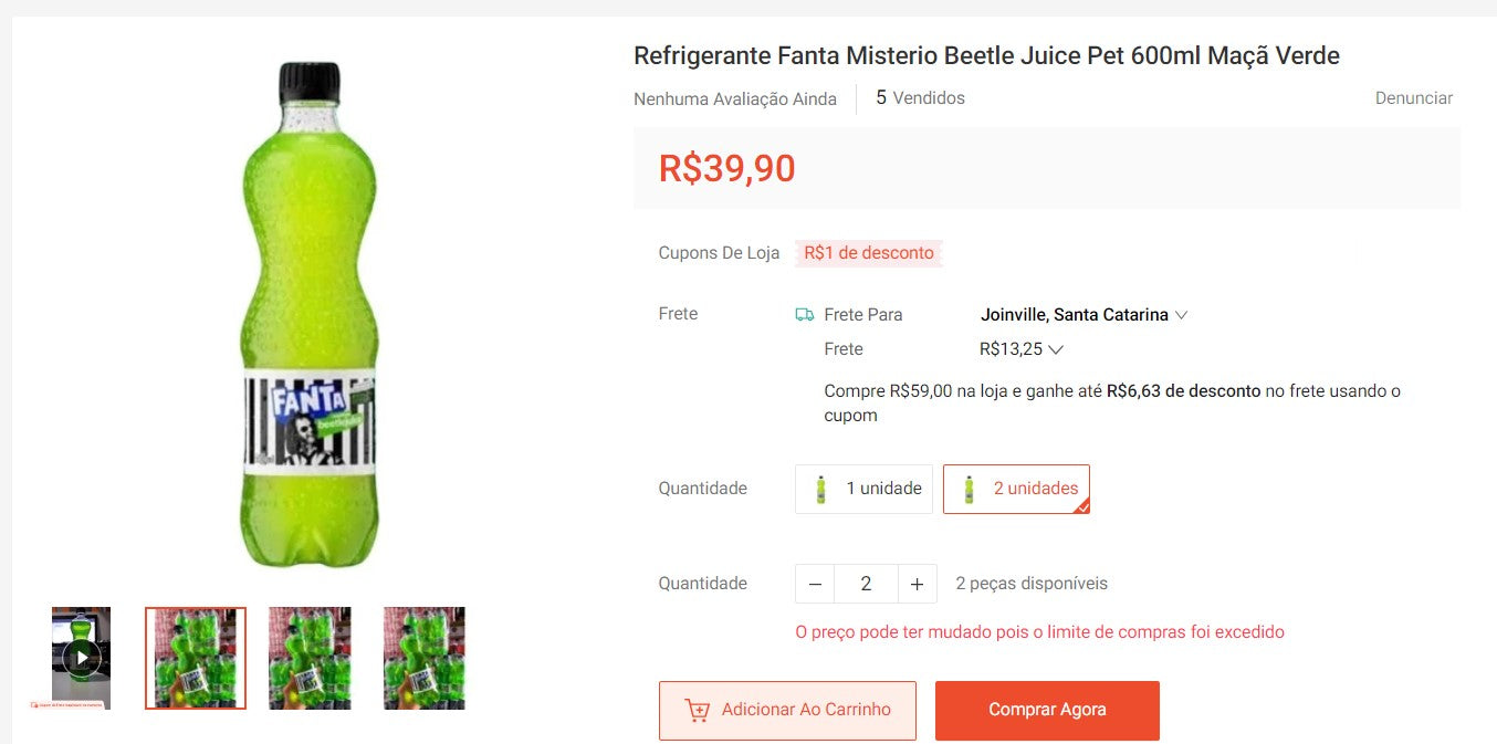 Personal Shopper | Compra desde Brasil - Coleccionables de latas de Fanta - 7 kits - DDP