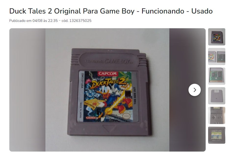 Personal Shopper | Compra desde Brasil - Colección GameBoy - 5 piezas - DDP