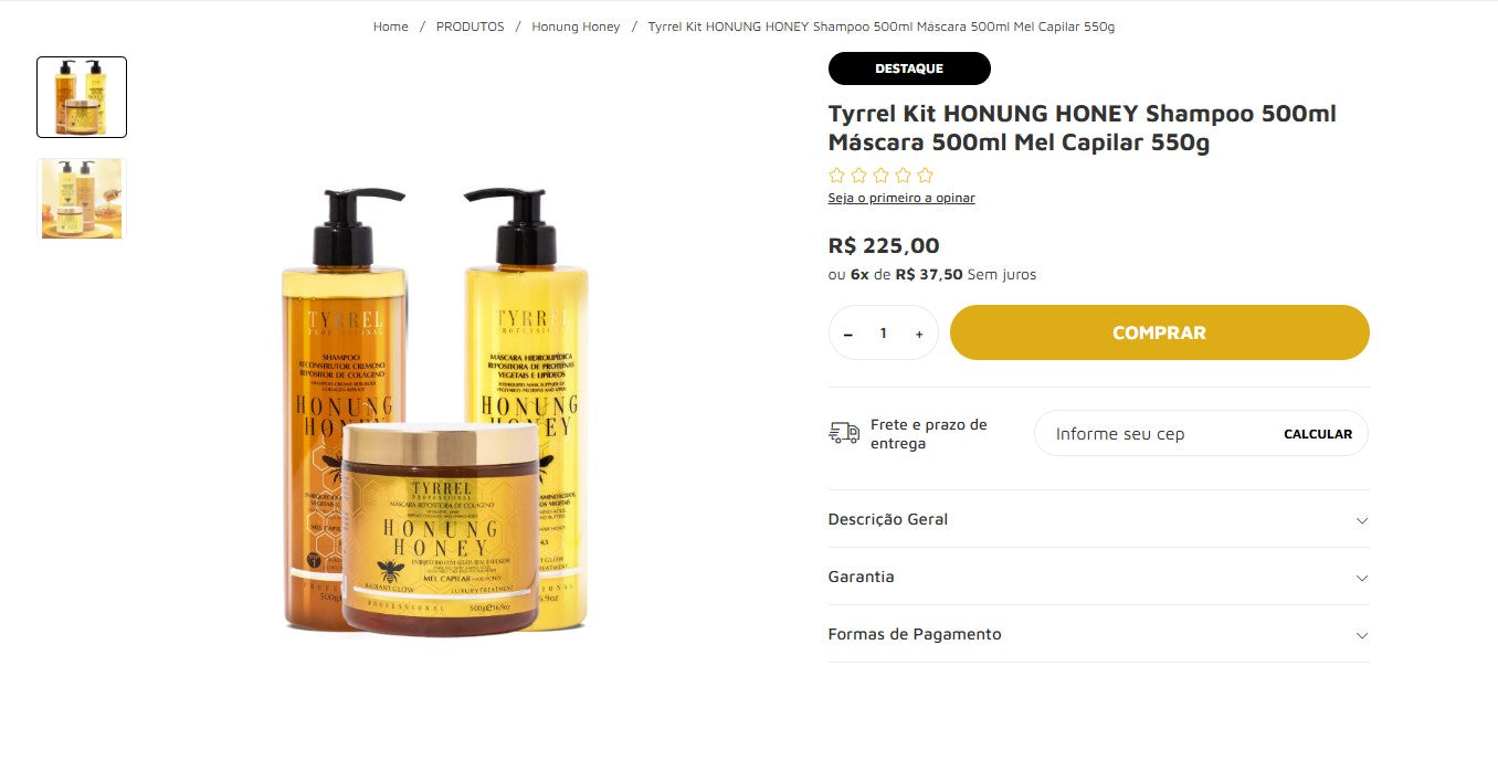 Personal Shopper | Buy from Brazil - Hair Care | Tyrrel - 13 ITEMS (DDP)