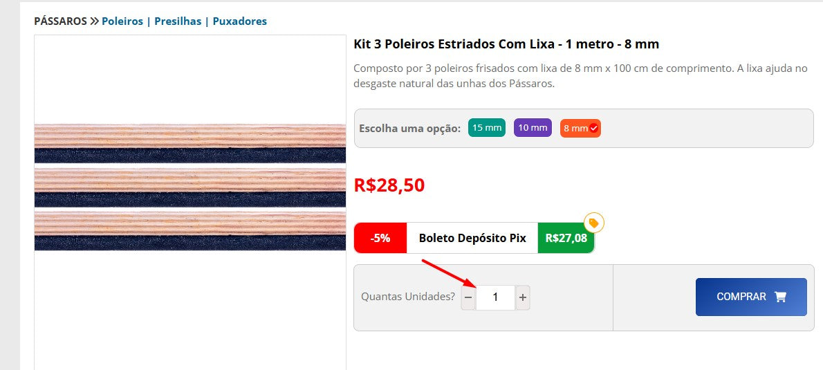 Personal Shopper | Comprar do Brasil - Kits de produtos para aves - 17 kits - DDP