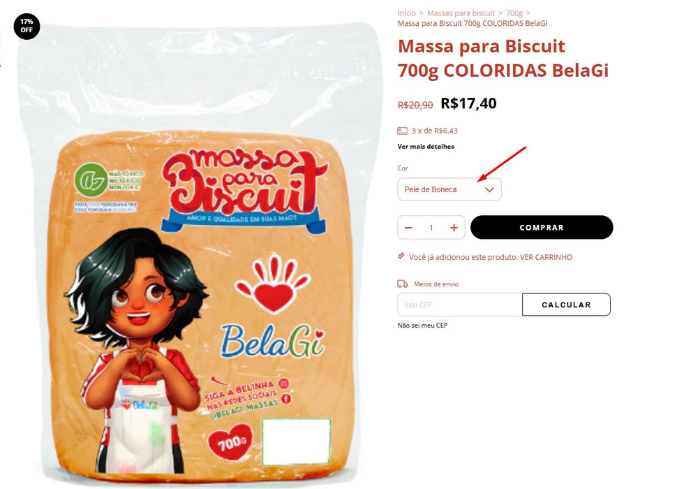 Personal Shopper | Compre do Brasil -Itens para biscoitos -12 unidades (DDP)