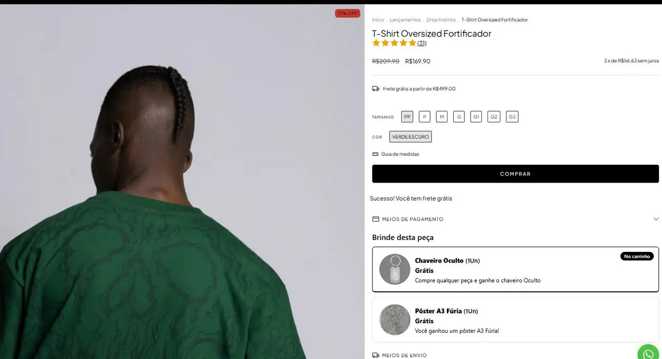 Personal Shopper | Kaufen aus Brasilien -AlternativaZero T-Shirts - 5 Einheiten (DDP)