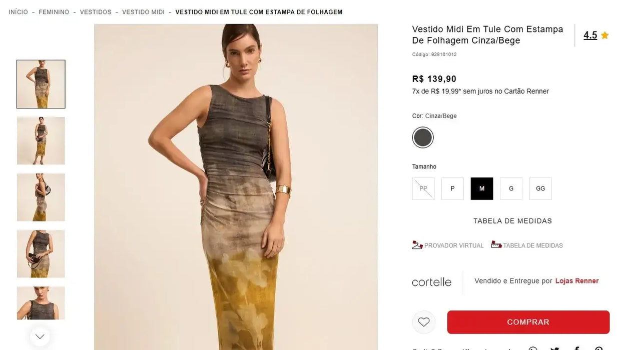 Personal Shopper | Comprar desde Brasil - Ropa Renner - 6 unidades (DDP)