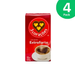 4-Pack 3 Corações Extra Forte Vacuum-Sealed Roasted and Ground Coffee - 4 x 500g (17.6 oz)