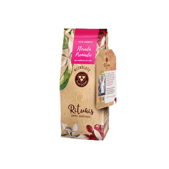 Corações Florada Rituais Caffè macinato - 250g (8.8 oz) - Micro-lotti realizzati da donne