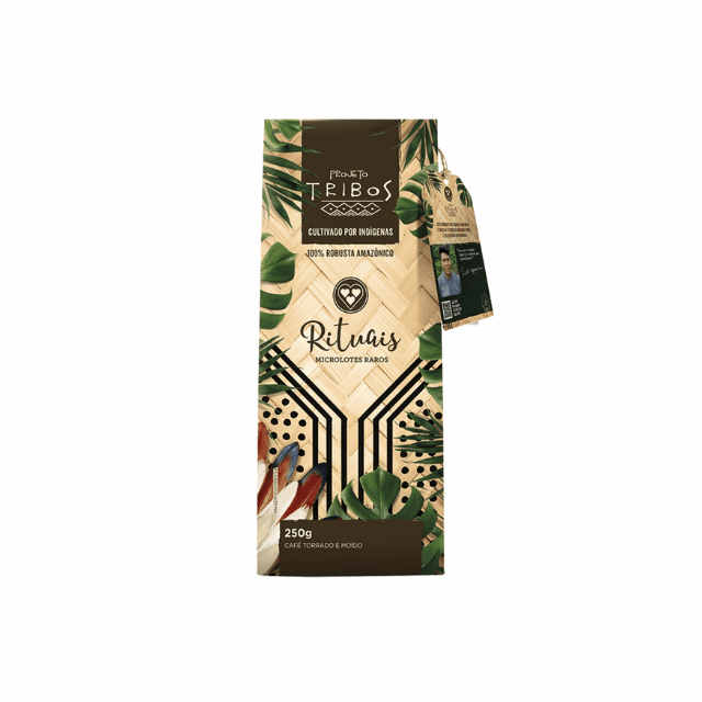 4-Pack 3 Corações Rituais Tribos Special Micro-Lot Ground Coffee - 4 x 250g (8.8 oz) - Brazilian Arabica Coffee