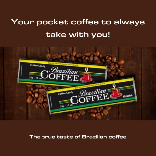 Florestal Brazilian Coffee Drops - 10 Sticks Pack (100 Total Drops)