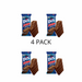 4 Packs Bis Xtra Milk Chocolate (4 x 45g / 1.59oz) Lacta | Crunchy Wafer & Rich Milk Chocolate