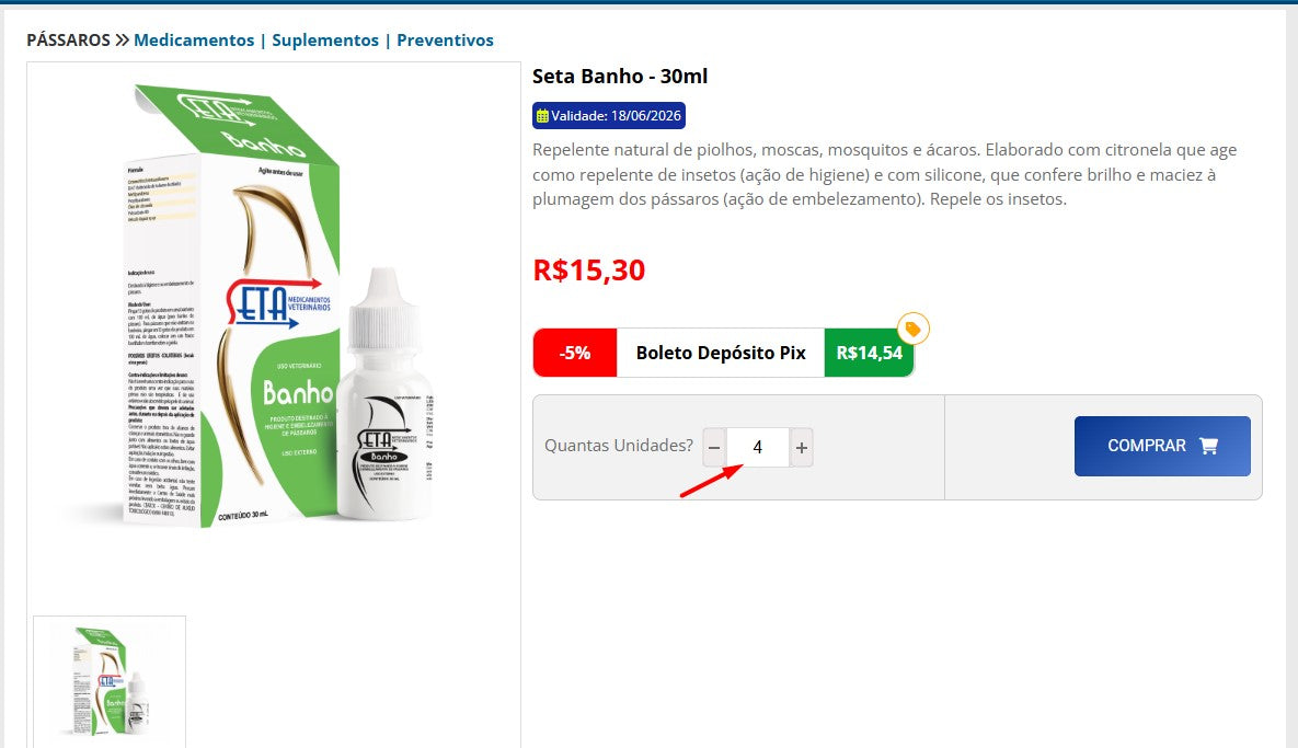 Personal Shopper | Comprar desde Brasil - Kits de productos para aves - 17 kits - DDP