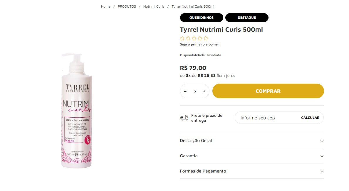 Personal Shopper | Buy from Brazil - Hair Care | Tyrrel - 94 ITEMS (DDP)