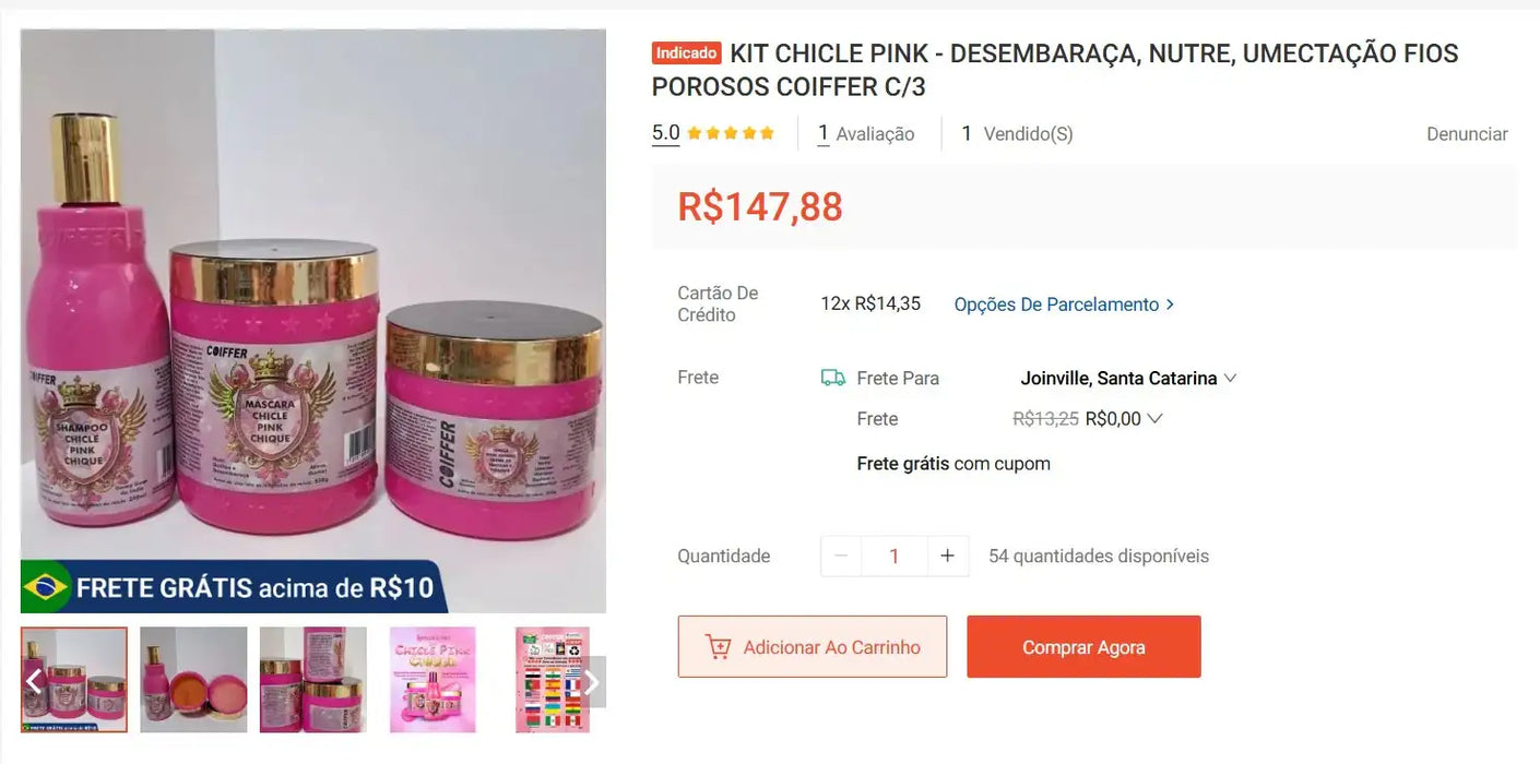 Personal Shopper | Buy from Brazil - Cosmetics - 10 items -  (DDP)