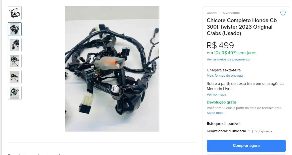 Personal Shopper | Kaufen aus Brasilien - Motorradteile - 7 Artikel (DDP)