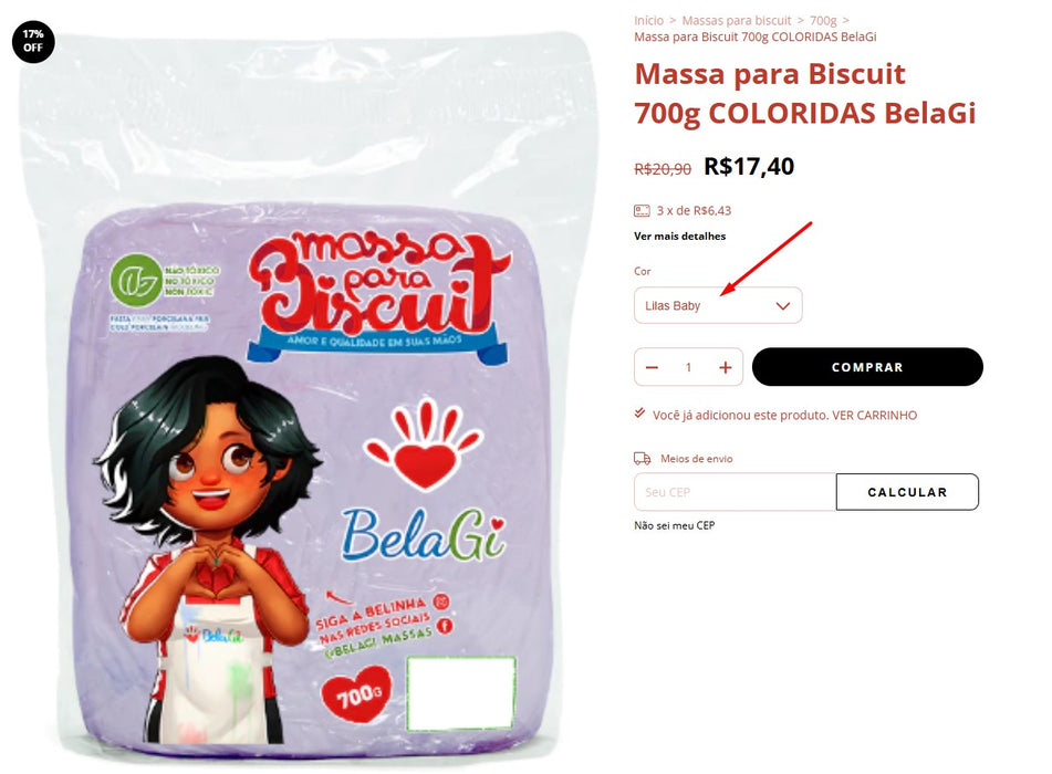 Personal Shopper | Compra desde Brasil -Artículos para galletas -18 unidades (DDP)