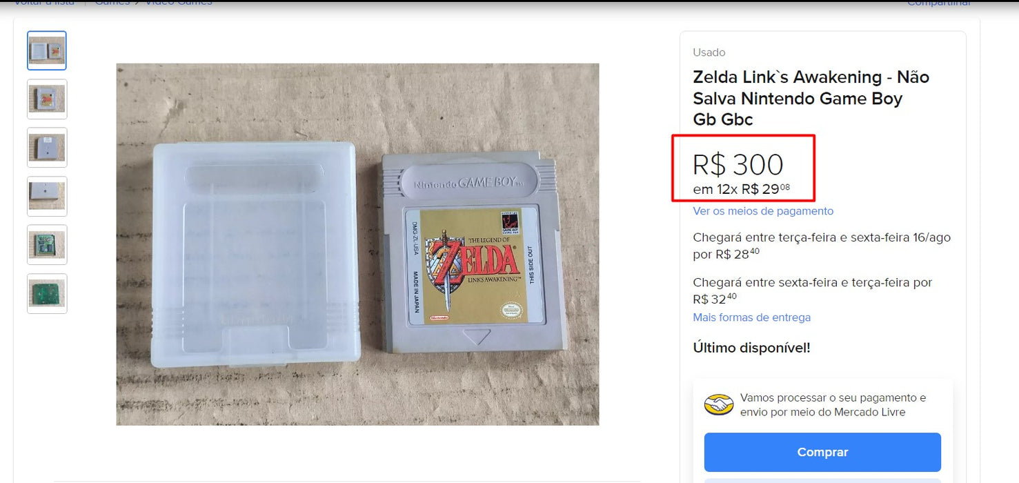 Personal Shopper | Kaufen aus Brasilien -GameBoy Collection - 2 Artikel- DDP