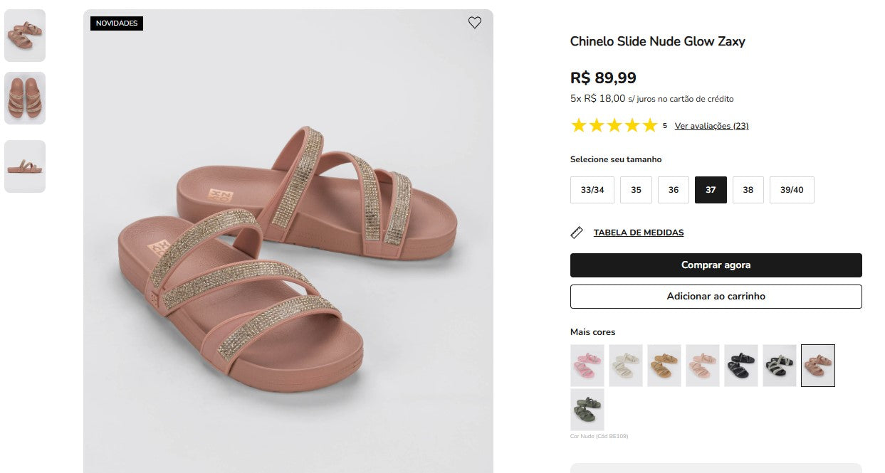 Personal Shopper | Buy from Brazil -Grendene sandals - 8 items -  DDP