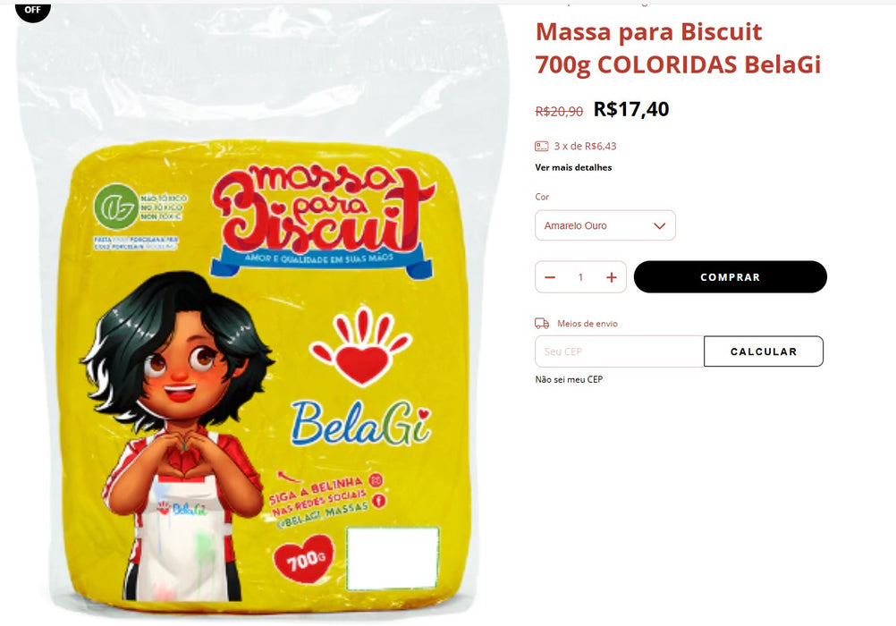 Personal Shopper | Compre do Brasil -Itens para biscoitos -12 unidades (DDP)