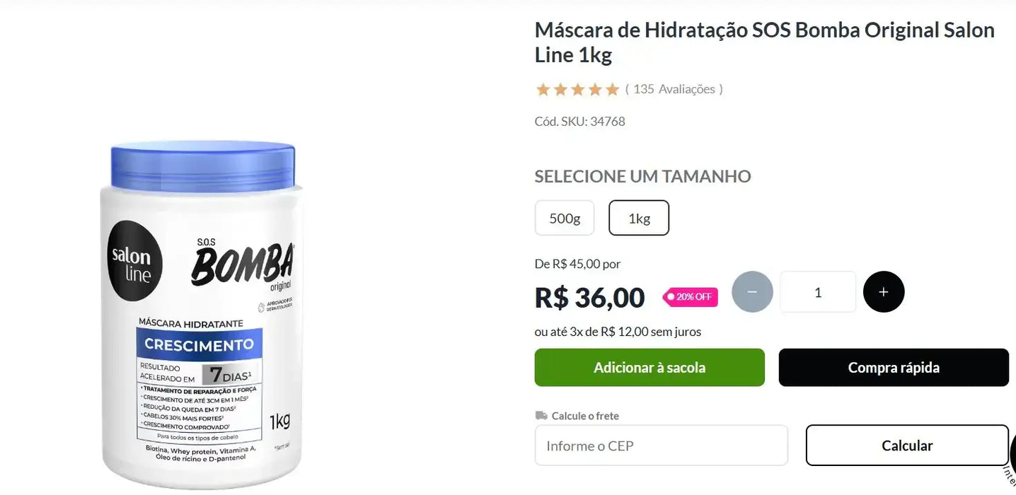 Personal Shopper | Buy from Brazil -Hair Care Shampoos- 11 units  (DDP)