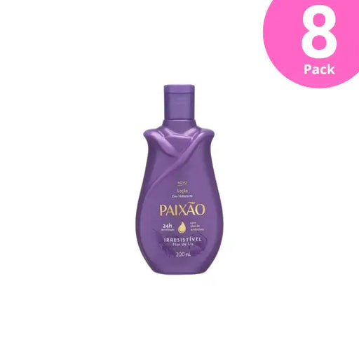  Paixão Irresistível Flor de Lis 200 mL clean front bottle on white background, clear label and colorway – Buy now at MKPBR.COM – Worldwide Shipping