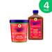 Rapunzel hair care kit by Lola Cosmetics with shampoo and mask for stronger, fuller hair – mkpbr.com