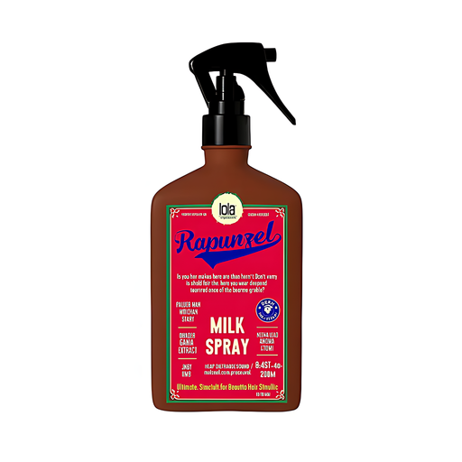 Infographic on daily use of Lola Cosmetics Rapunzel Milk Leave-in Spray 250ml as a protective leave-in conditioner - mkpbr.com