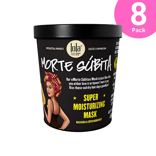 Morte Súbita Hair Mask by Lola Cosmetics, vegan intensive treatment for healthier hair, showcased on MKPBR.COM