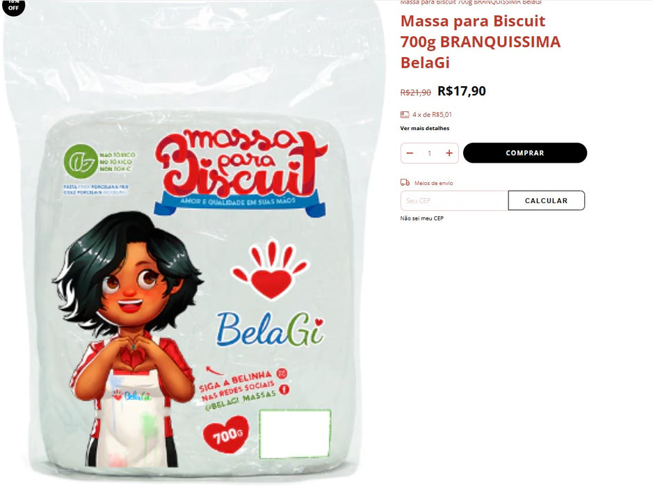 Personal Shopper | Compre do Brasil -Itens para biscoitos -12 unidades (DDP)