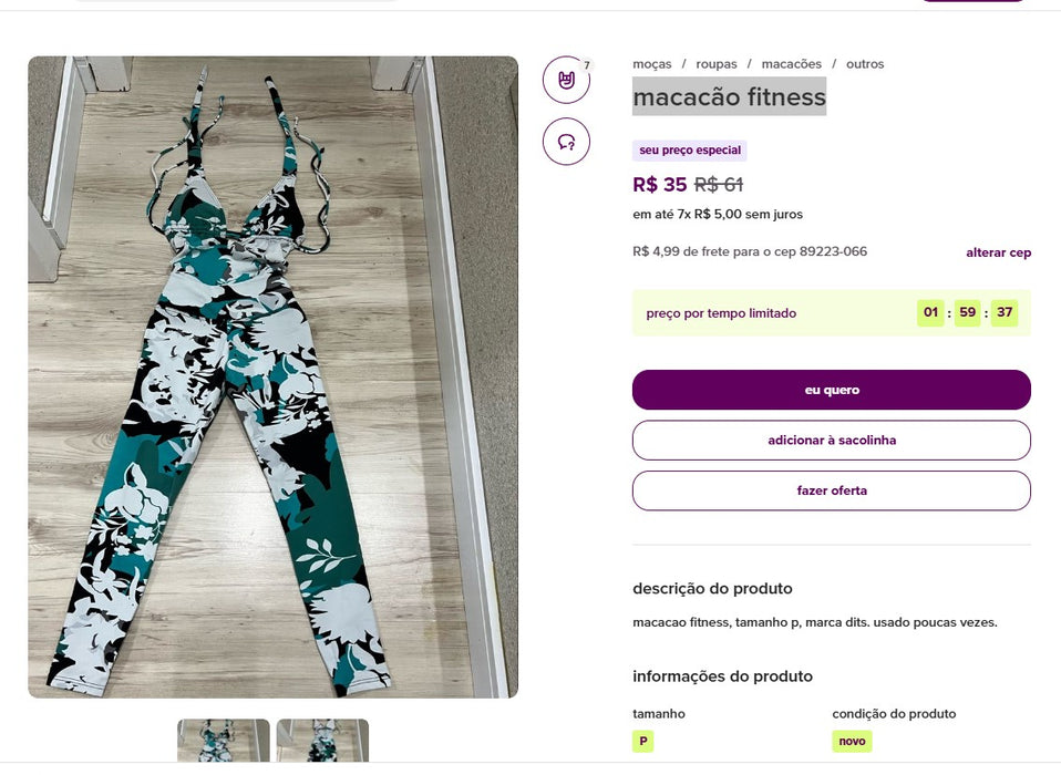 Personal Shopper | Compre do Brasil - Roupas Femininas (Enjoei) - 11 unidades (DDP)