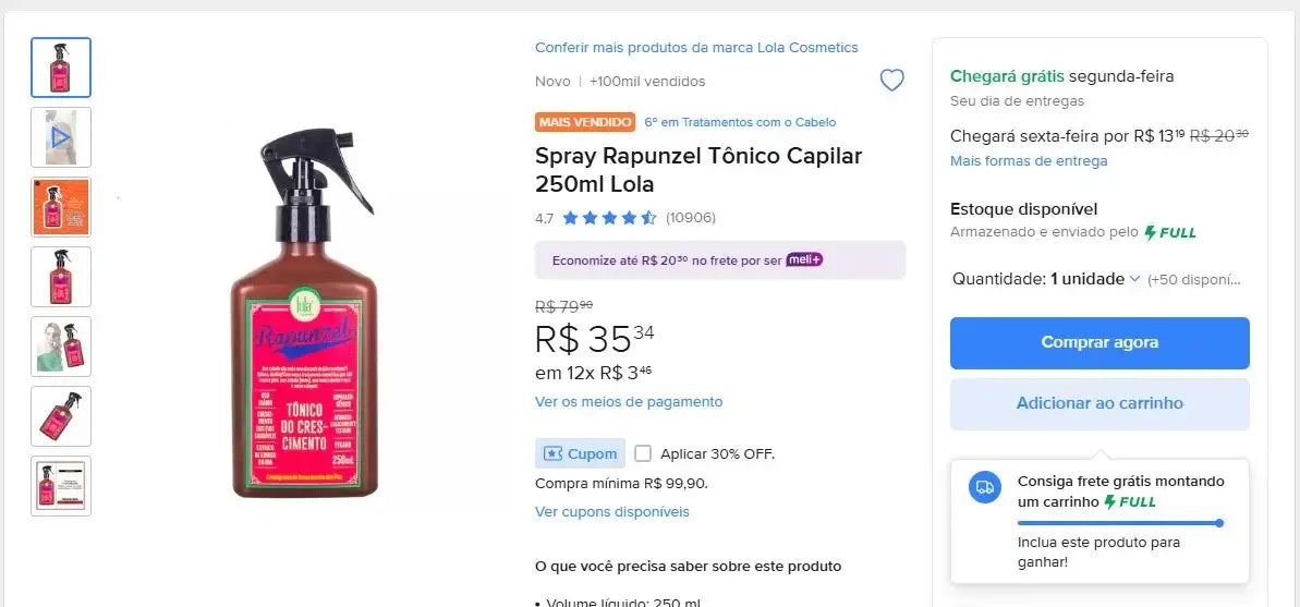 Personal Shopper | Buy from Brazil -Hair Care Shampoos- 11 units  (DDP)