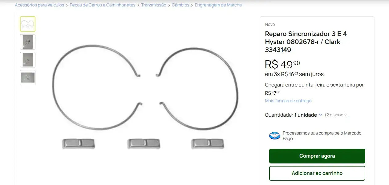 Personal Shopper | Buy from Brazil -Car Parts (PERU) - 10 items (DDP)