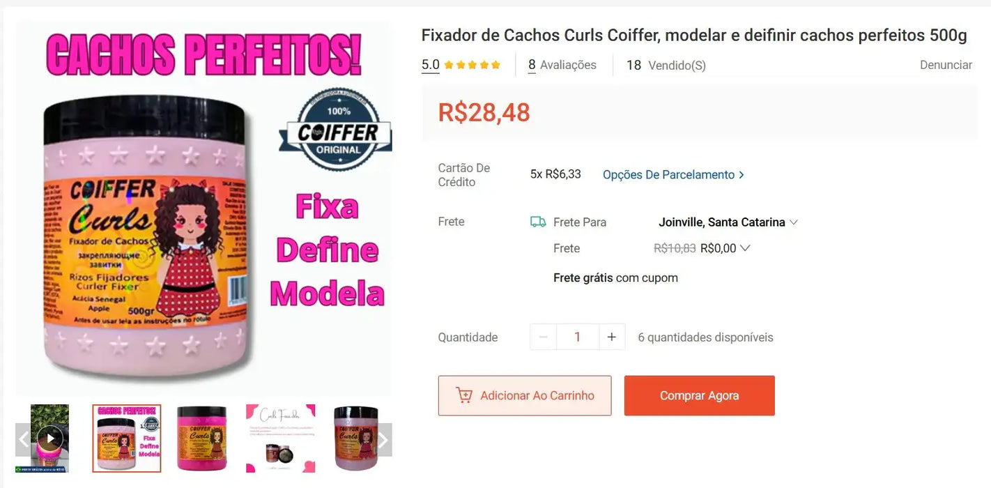 Personal Shopper | Buy from Brazil - Cosmetics - 10 items -  (DDP)
