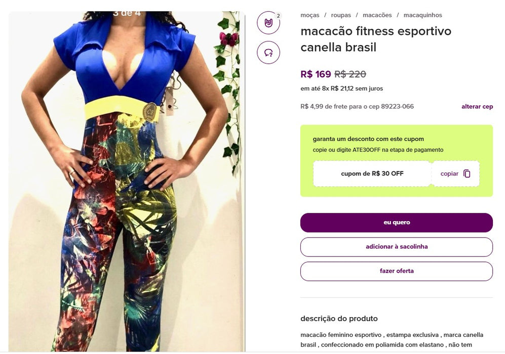 Personal Shopper | Compre do Brasil - Roupas Femininas (Enjoei) - 11 unidades (DDP)