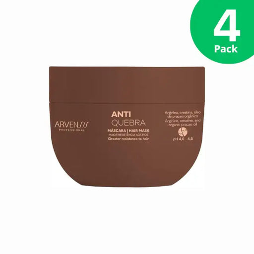4-Pack Arvensis Vegan Anti-Breakage Hair Mask - 250g (8.8 oz)– Buy now at MKPBR.COM – Worldwide Shipping