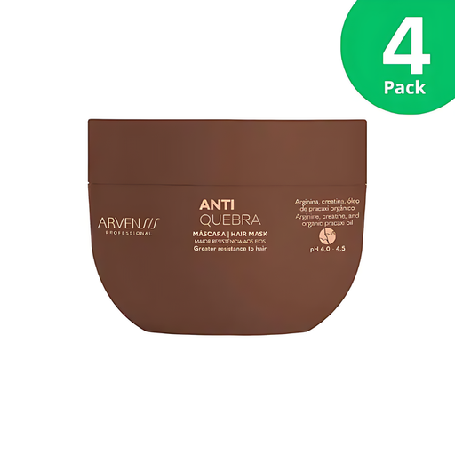 4-Pack Arvensis Vegan Anti-Breakage Hair Mask - 250g (8.8 oz)– Buy now at MKPBR.COM – Worldwide Shipping