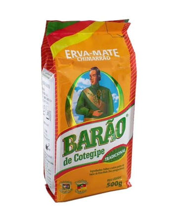 BARÃO - Erva Mate - Traditional - 0,5 kg (17.63oz) MKPBR - Brazilian Brands Worldwide
