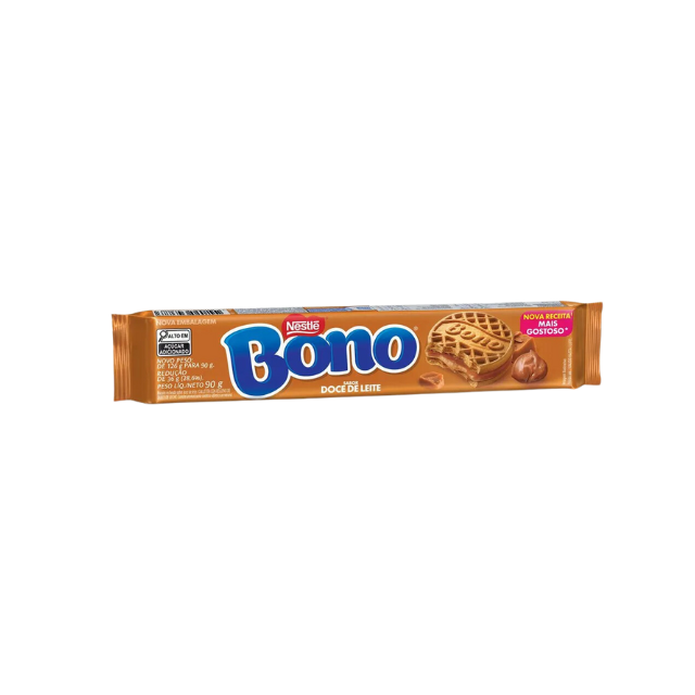 BONO 中身入りクッキー ドゥルセ デ レーチェ フレーバー - 90g (3.17 オンス)