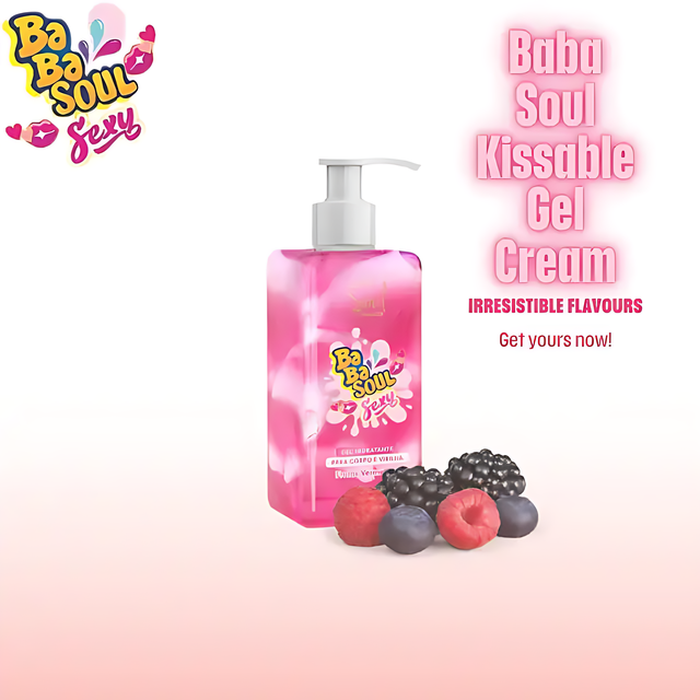 Babasoul Sexy Hydrating Kissable Gel - Choose Your Own Flavour 9.47 fl oz (280ml) – Irresistible Red Fruits - Buy Now at MKPBR.com