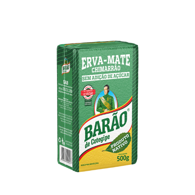 Yerba Mate Barão do Cotegipe Nativa Vacuum-Sealed 500g (17.6 oz)