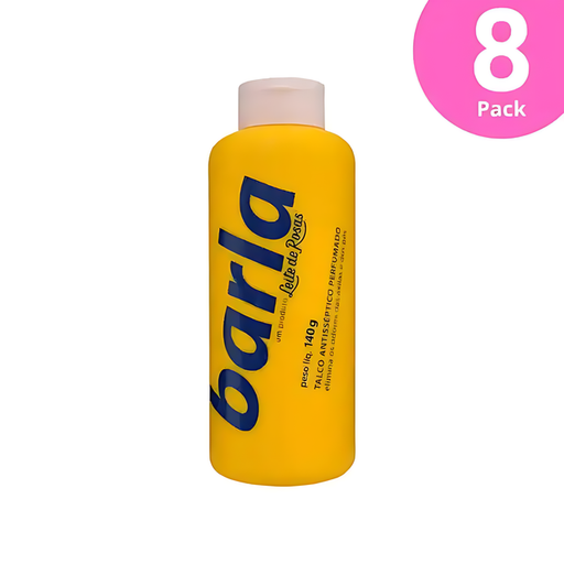 Barla Leite de Rosas Antiseptic Talcum Powder, 140g (4.93 oz