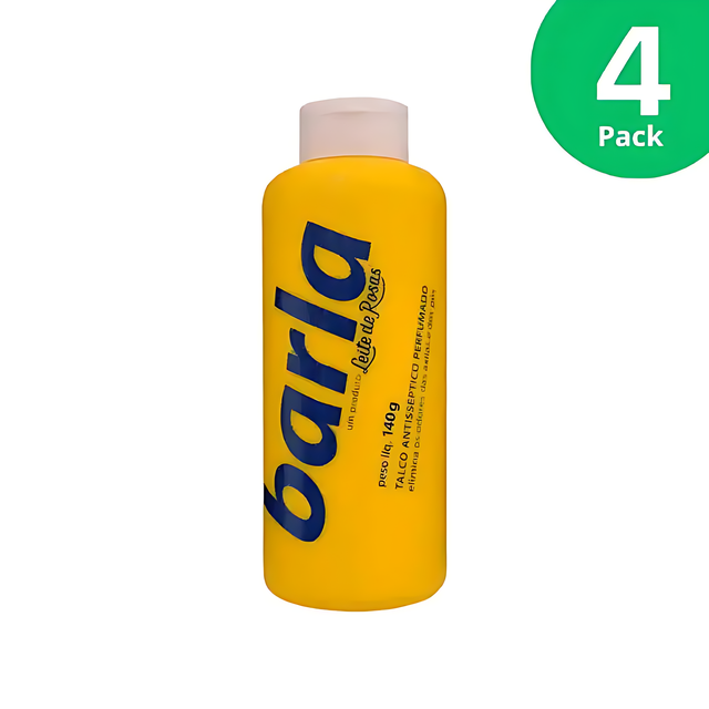 Barla Leite de Rosas Antiseptic Talcum Powder, 140g (4.93 oz
