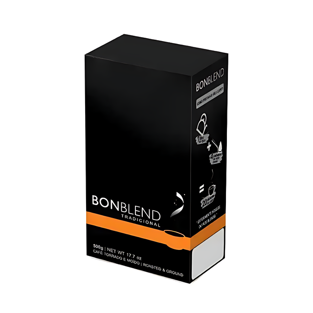 Bonblend قهوة برازيلية أرابيكا محمصة ومطحونة تقليدية 500g (17.7 oz)