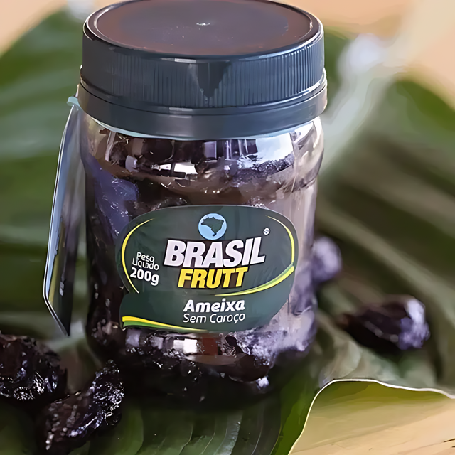 4er-Pack entsteinte Pflaumen im Topf - 4 x 200g (7.05 oz) - Brasil Fru — MKPBR