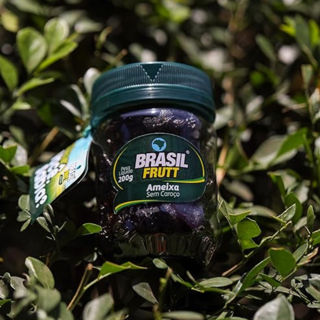 8 Packungen entkernte Pflaumen im Topf – 8 x 200 g (7,05 oz) – Brasil Frutt