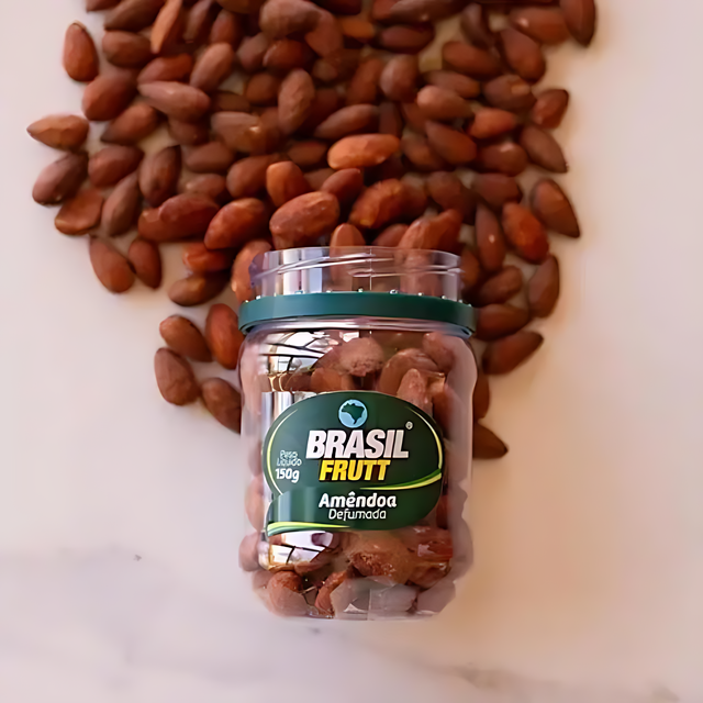 8-Pack Smoked Almonds - 8 x 150g (5.29 oz) - Brasil Frutt